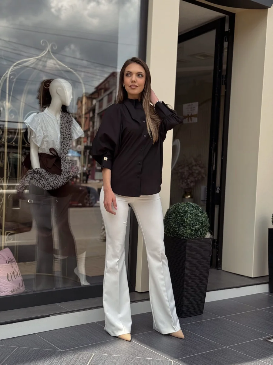 Pantalone bele zvonarica Zanzi20141245