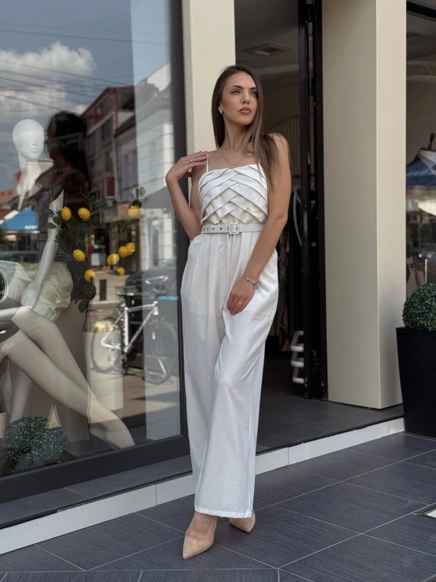 Kombinezon bela elegantan LAVOY6852