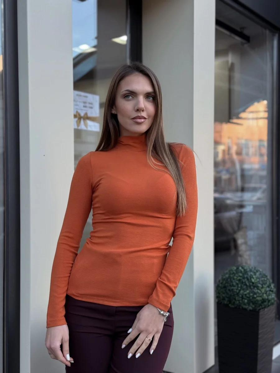 Bluza narandžasta pamučna EV5003