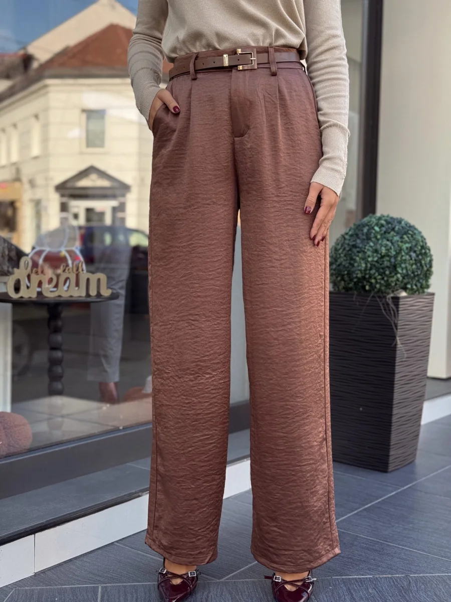 Pantalona braon elegantna LAP9006
