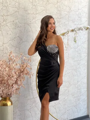 Haljina crna elegantna IZ-2024