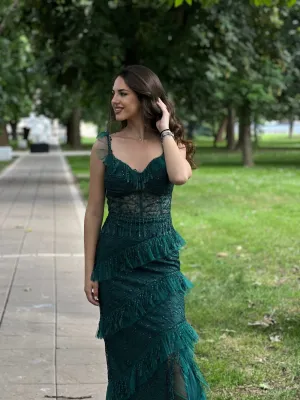Haljina zelena elegantna AR38665