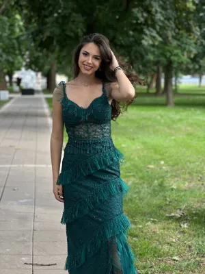 Haljina zelena elegantna AR38665