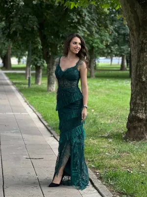 Haljina zelena elegantna AR38665