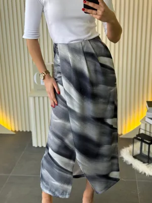 Suknja plava elegantna PER3266