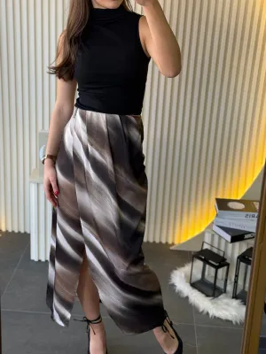 Suknja zelena elegantna PER3266
