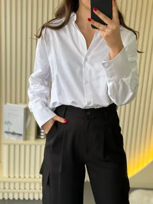 Pantalone crne kargo CPYE1SP073