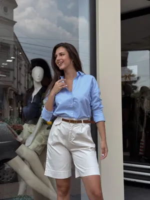 Košulja plava oversize GM08606