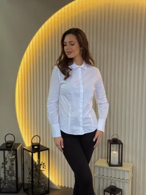 Košulja bela basic GM08602