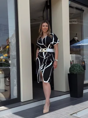 Haljina crna elegantna LE25221