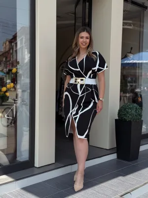 Haljina crna elegantna LE25221