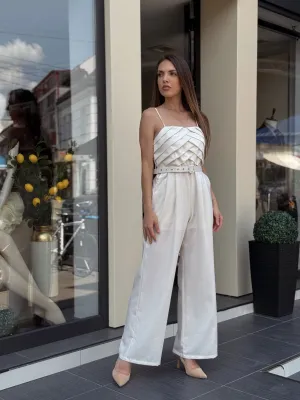 Kombinezon bela elegantan LAVOY6852