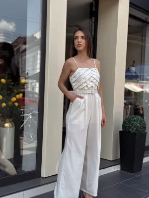 Kombinezon bela elegantan LAVOY6852