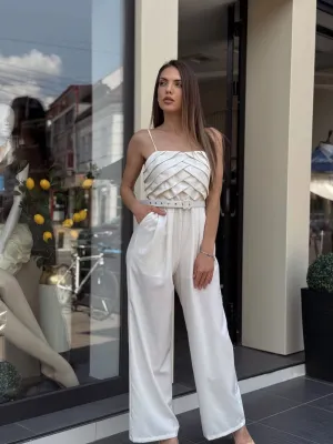 Kombinezon bela elegantan LAVOY6852