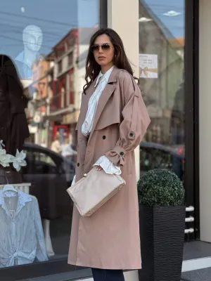 Mantil bež oversize PER9476