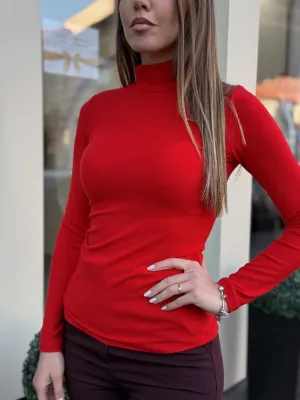 Bluza crvena pamučna EV5003