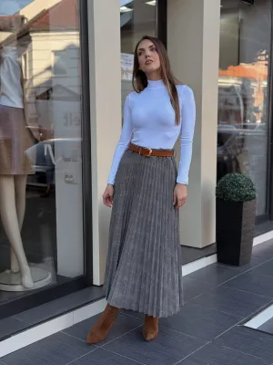 Bluza bela pamučna EV5003