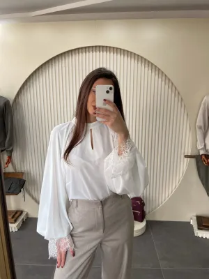 Košulja bela elegantna SAT1255