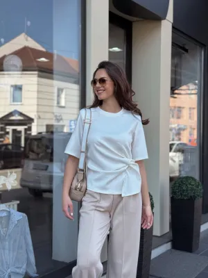 Viskozna bela majica CP20191QKC