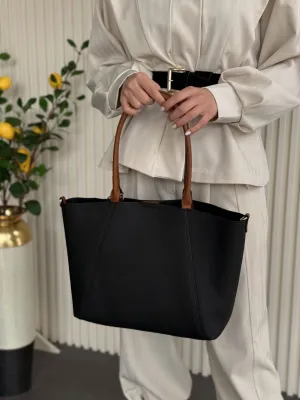 Torba crna velika shopper FAV12636