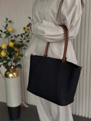Torba crna velika shopper FAV12636