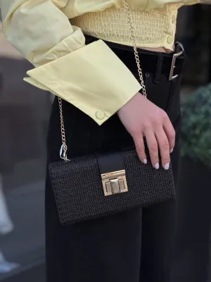 Torba crna kombinovana FAV32665