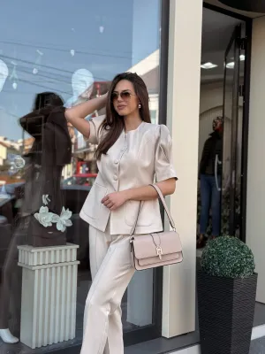 Komplet bež sa kratkim rukavima EVK62975