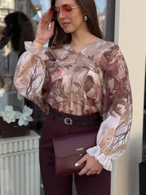 Bluza svetlo bež sa lastišem MT24618
